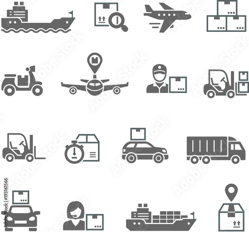 Shipping and Logistics Icons