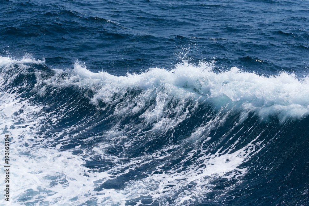 White crest of a sea wave. Selective focus. Shallow depth of field White crest of a sea wave. Selective focus. Shallow depth of field