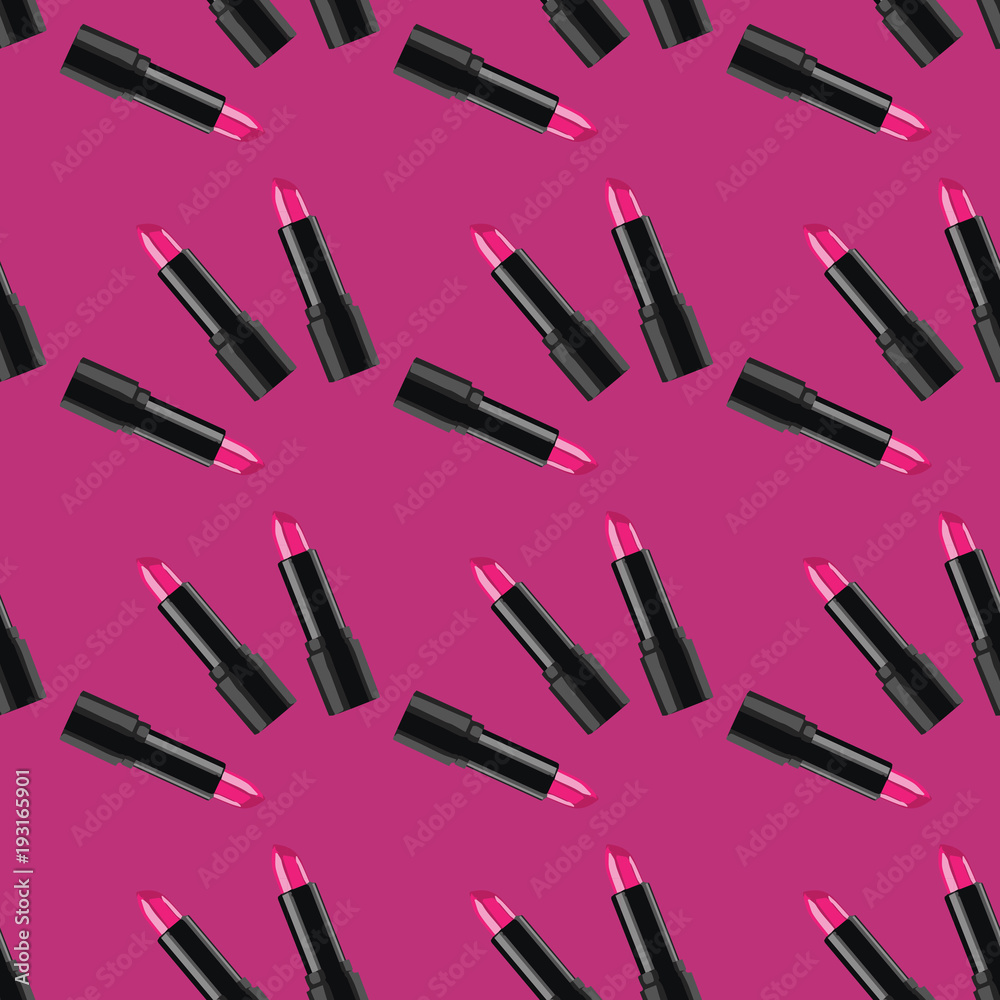 Obraz premium Lipstick Pattern
