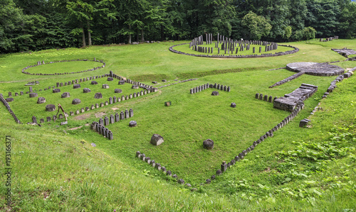 Sarmizegetusa Regia, Dacian ruins Fortress in Sarmisegetusa, photo