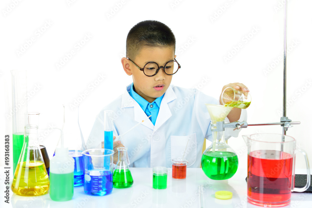 Young scientist working in research laboratory
