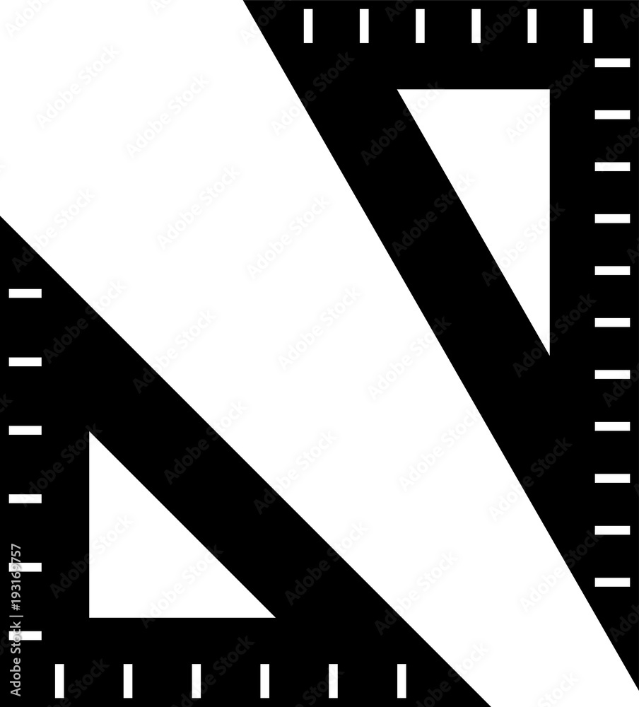 Triangle Ruler Icon