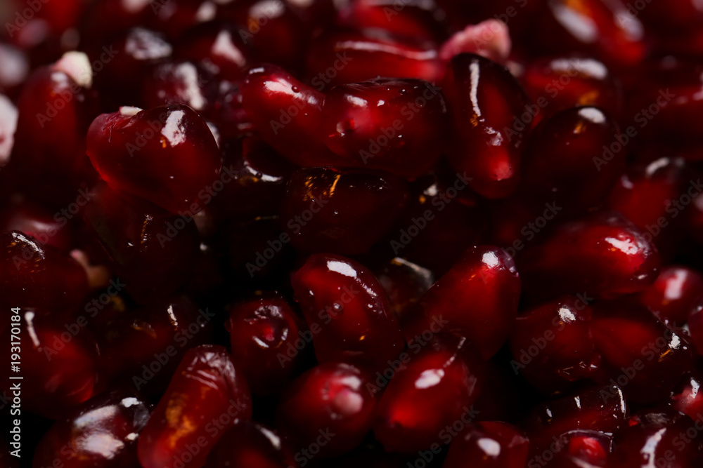 Pomegranate seeds background Pomegranate seeds background
