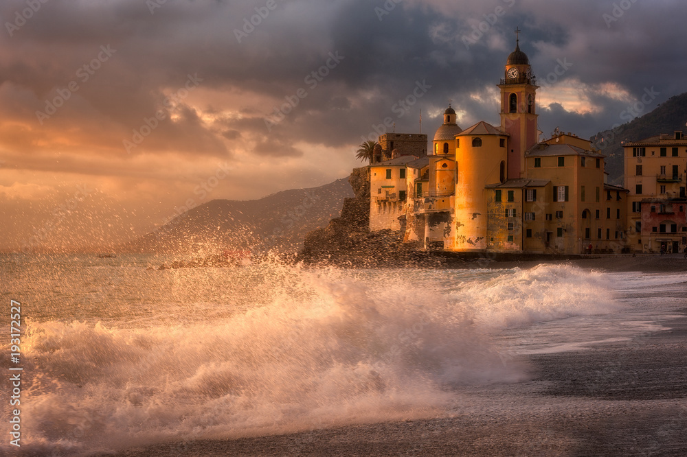Camogli after the bad weather