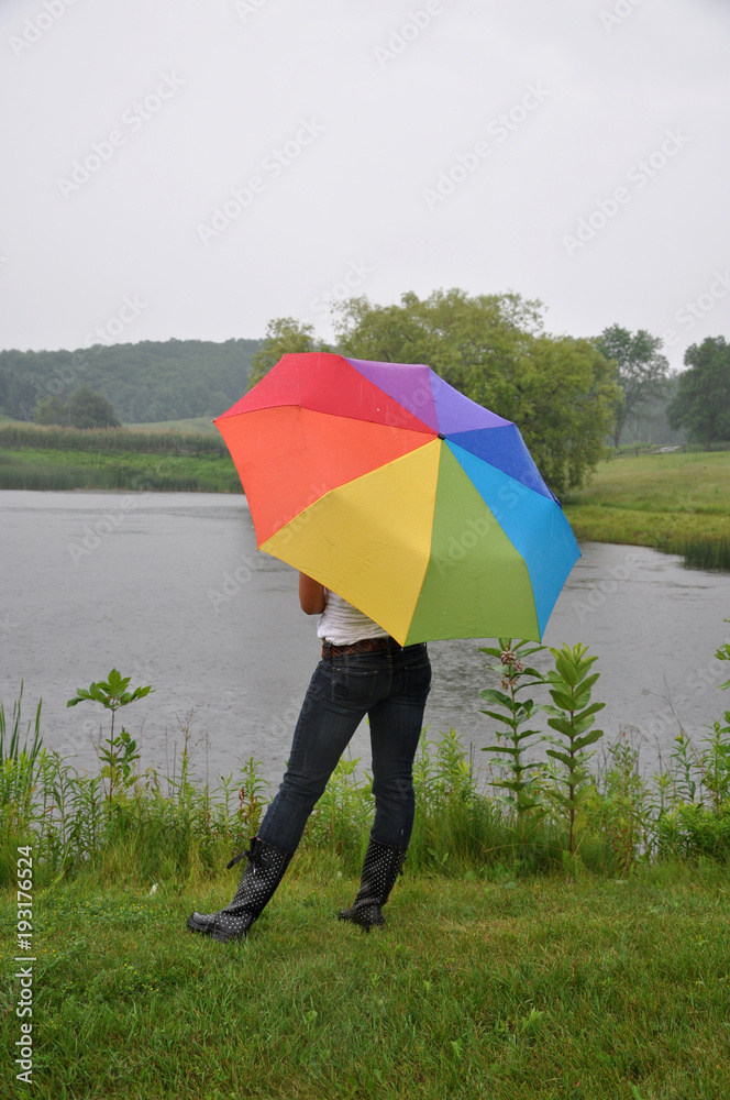 Rainbow Umbrella