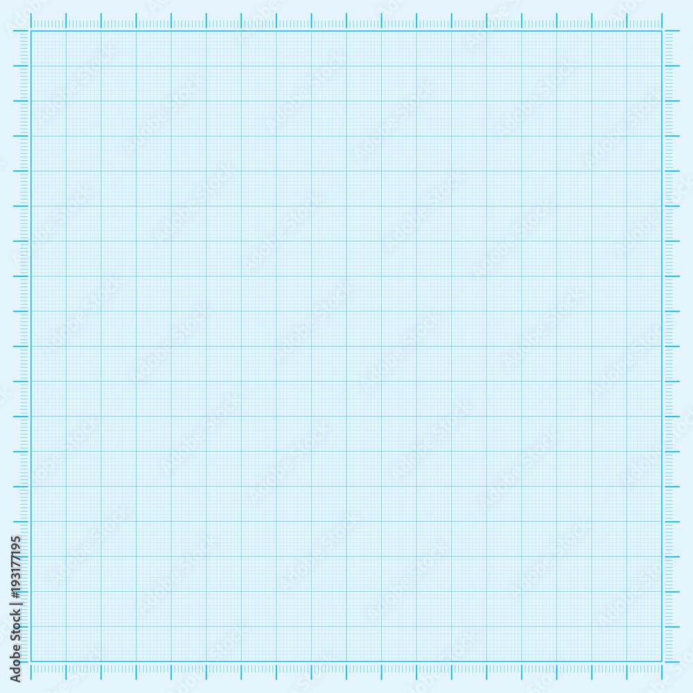 Vecteur Stock blue graph paper coordinate paper grid paper squared paper |  Adobe Stock