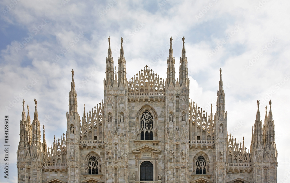 Milan Cathedral - Duomo di Milano. Lombardy. Italy