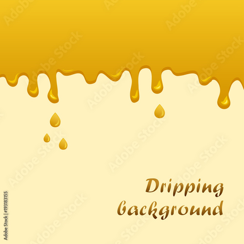 Dripping background. Vector illustration