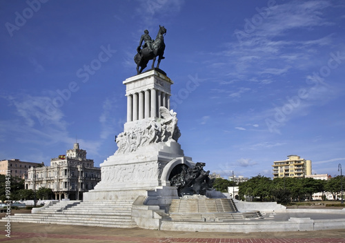 Maximo Gomez Monument in Havana. Cuba photo
