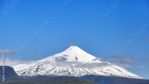 Panoramic view of the Villarrica volcano, Chile.  © MaciejBledowski