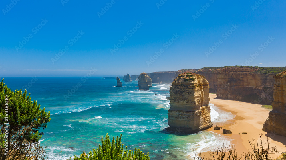 Twelve Apostles rocks on Great Ocean Road, Australia