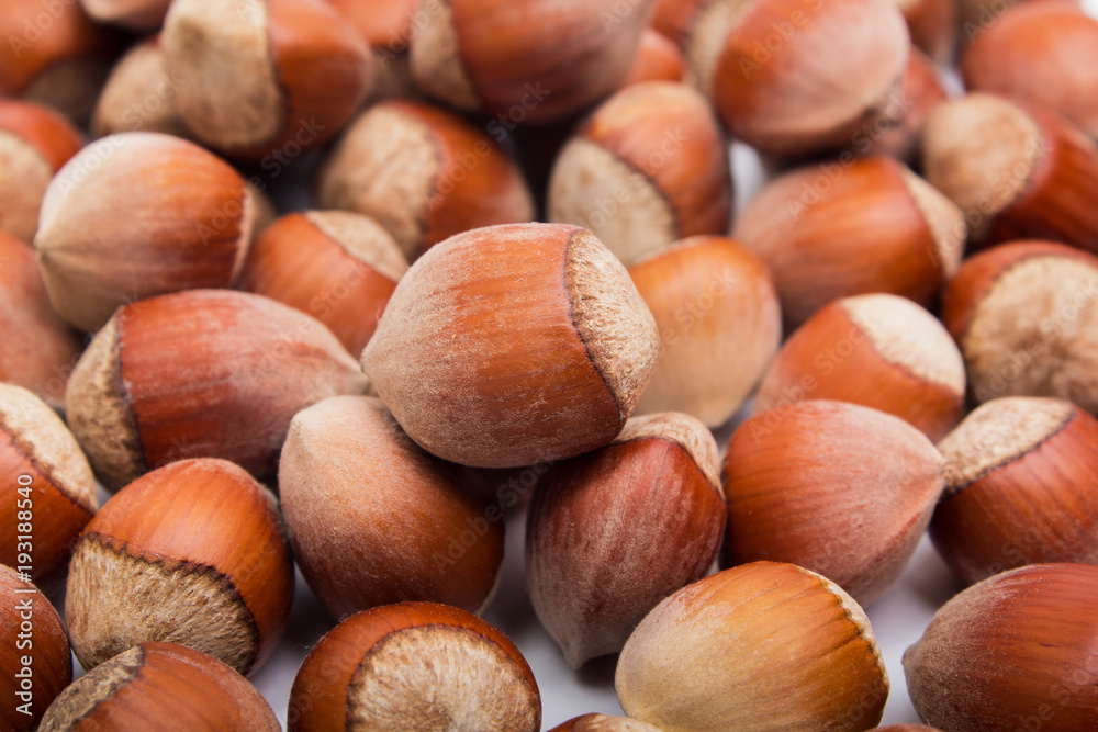 Hazelnuts. Food background, photo wallpaper. Hazelnuts. Food background, photo wallpaper.