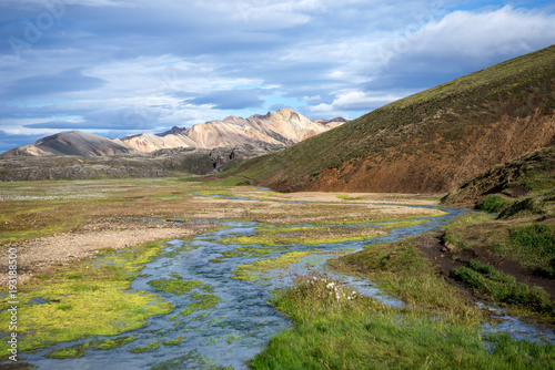 Volcanic mountains of Landmannalaugar in Fjallabak Nature Reserve. Iceland