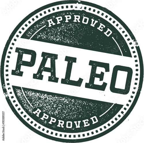 Paleo Low Carb Diet Stamp