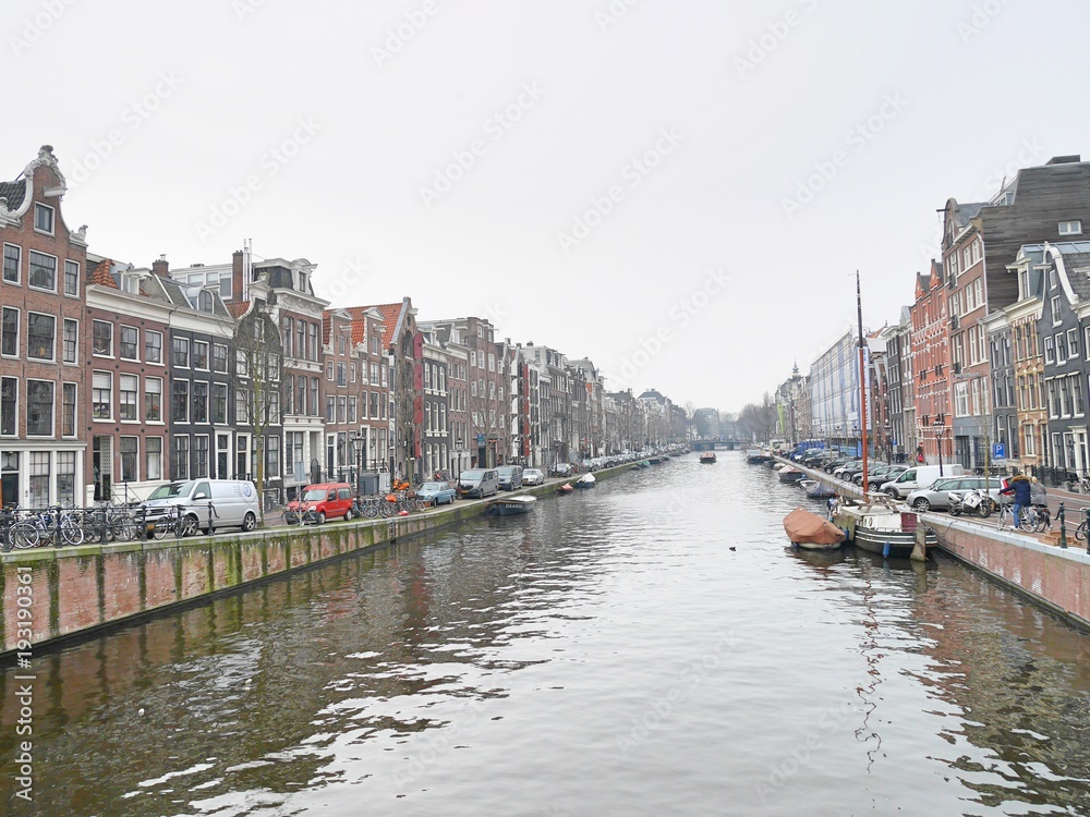 Fototapeta premium amsterdam city view
