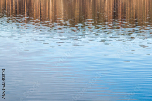 Glared water in a river