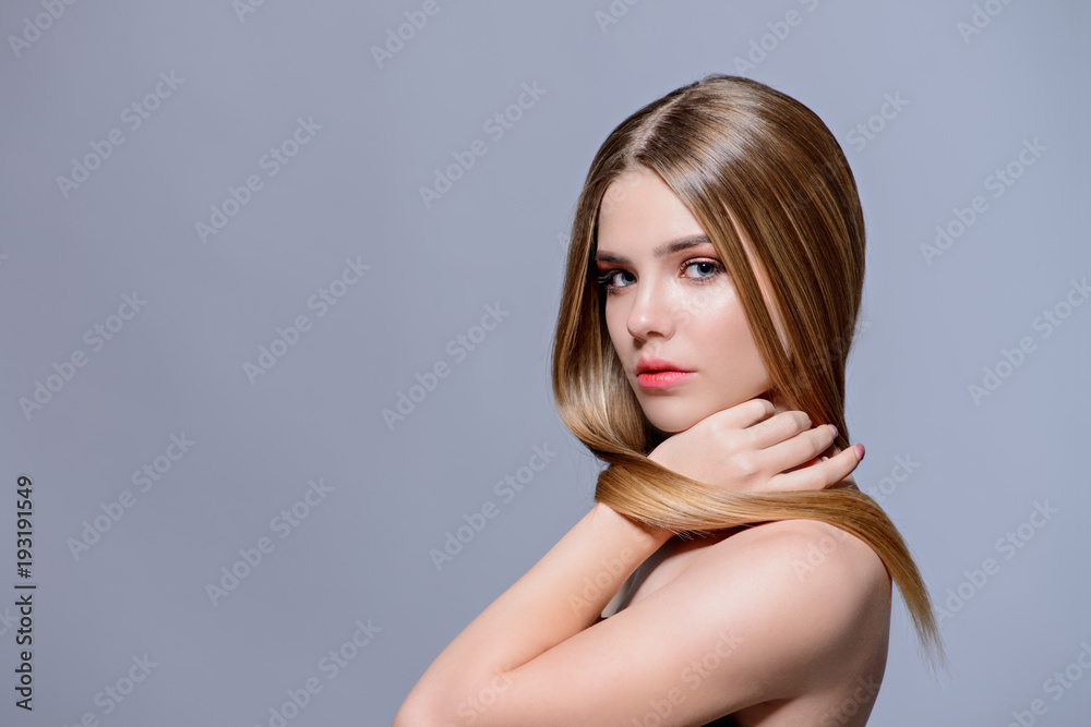Naklejka premium sensitive young woman