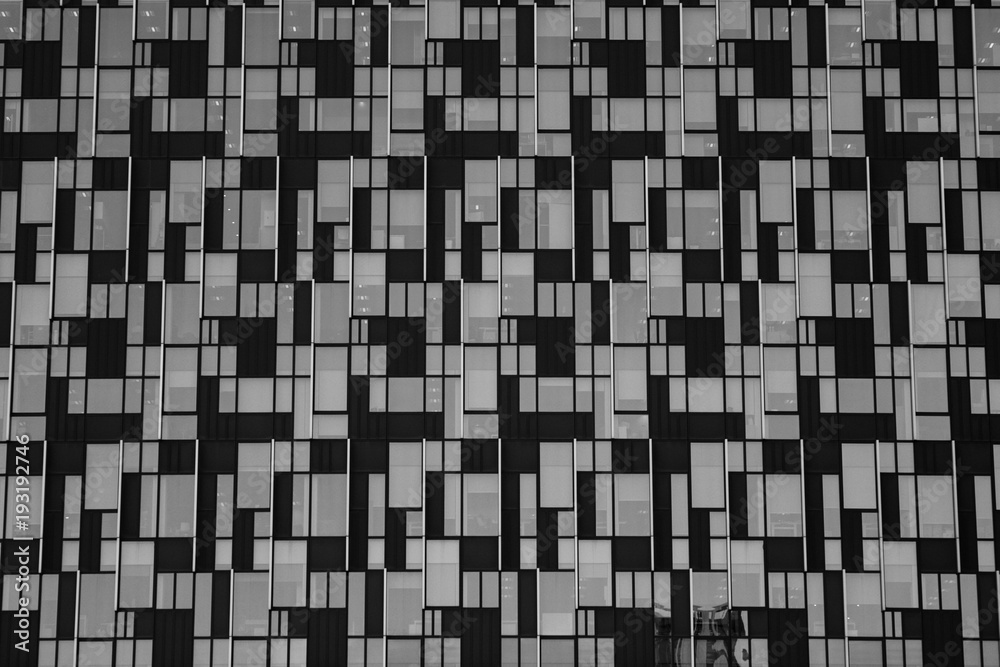 Abstract background pattern black blue white office building Abstract background pattern black blue white office building