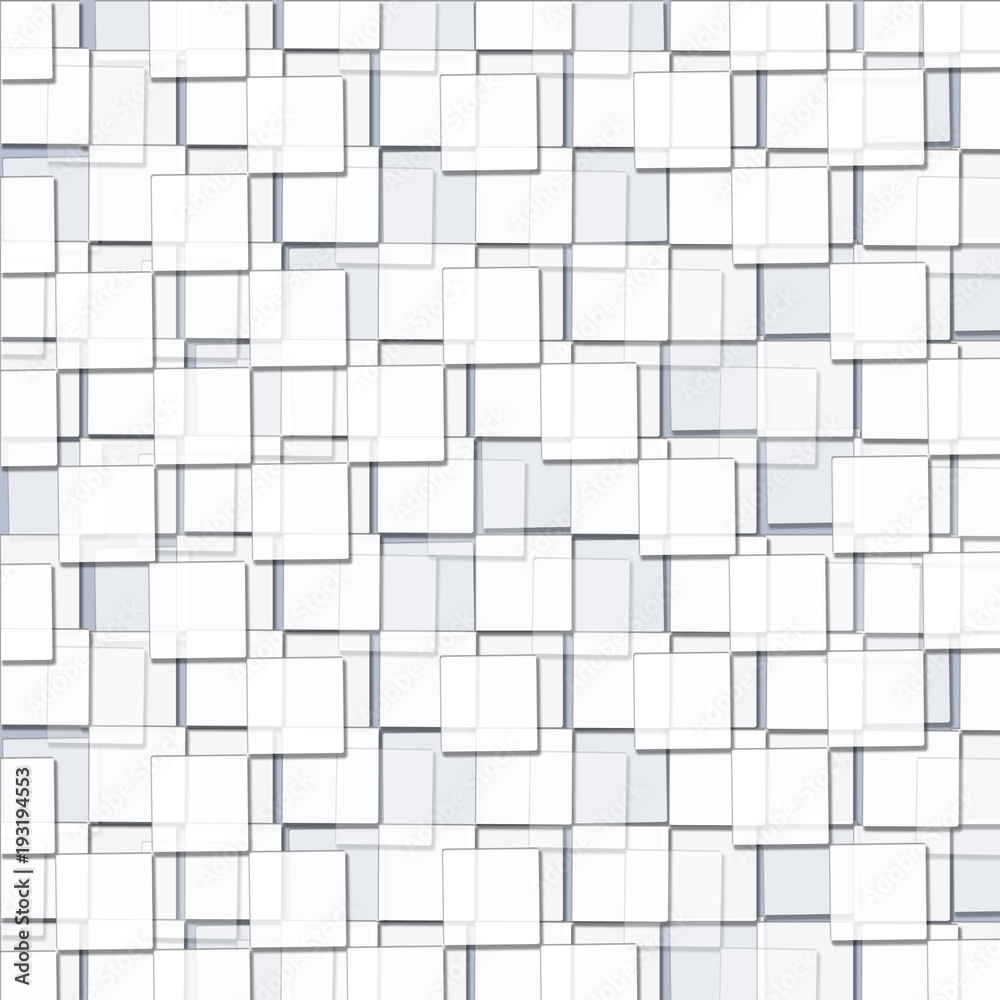 Abstract Background with Cubic White Blocks Abstract Background with Cubic White Blocks