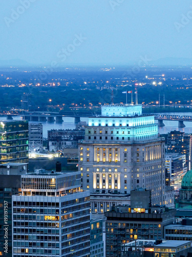 View of Montreal downtown, Quebec, Canada