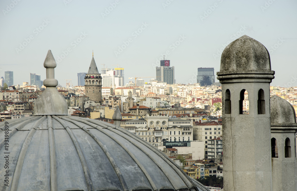 Naklejka premium galata tower , istanbul