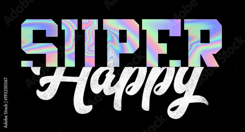shiny slogan graphic for t shirt