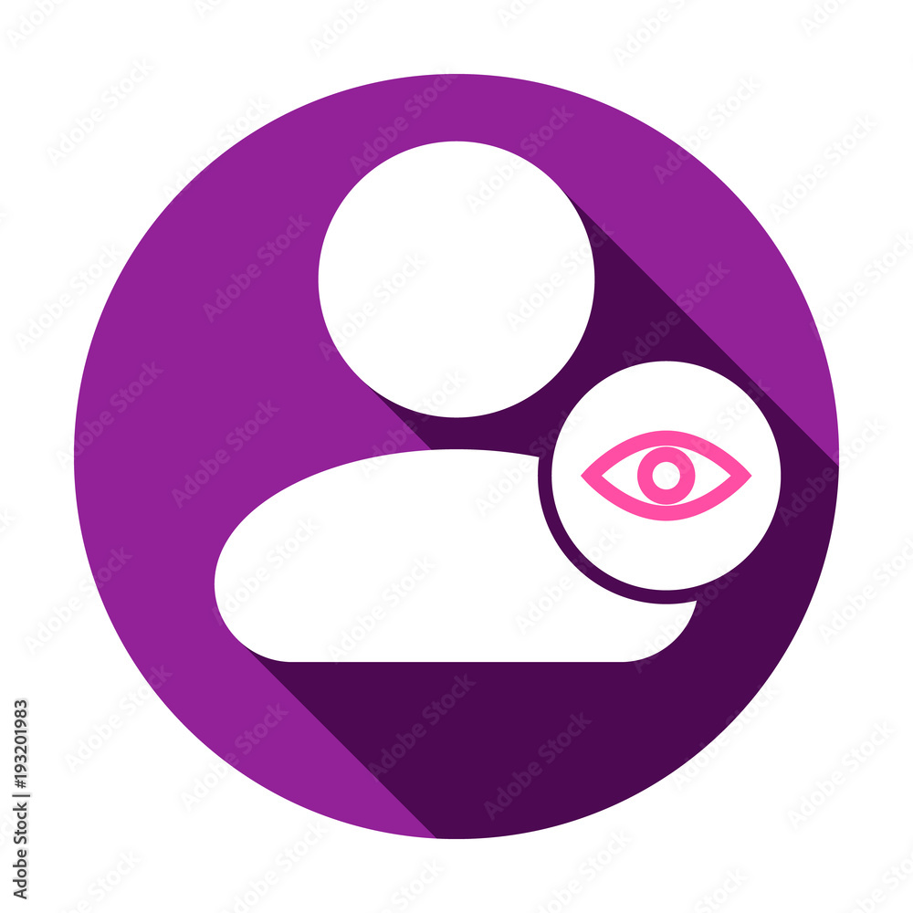 Eye people user view icon Eye people user view icon