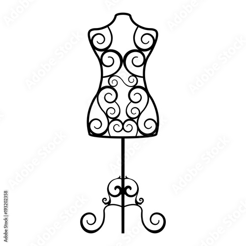 female mannequin silhouette