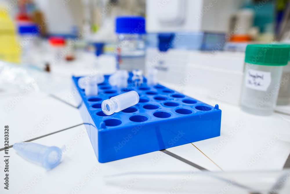 Chemistry lab (shallow DOF; color toned image) Chemistry lab (shallow DOF; color toned image)