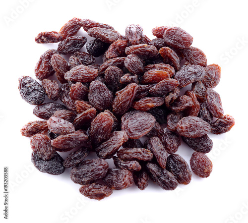 raisin isolated on white background