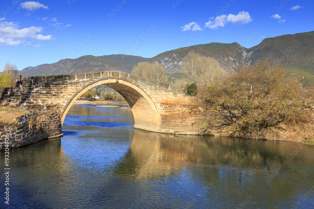 Old  bridge in Shaxi China.