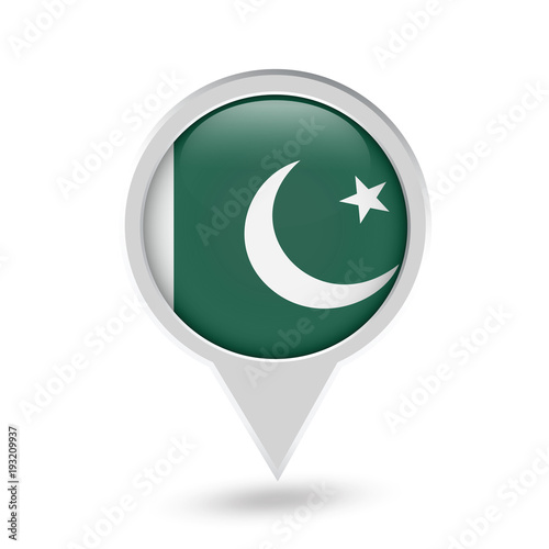 Free Download Pakistan Flag Round Pin Icon - GFXLoad