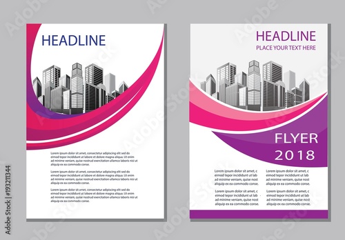 design cover book brochure flyer layout annual report business template