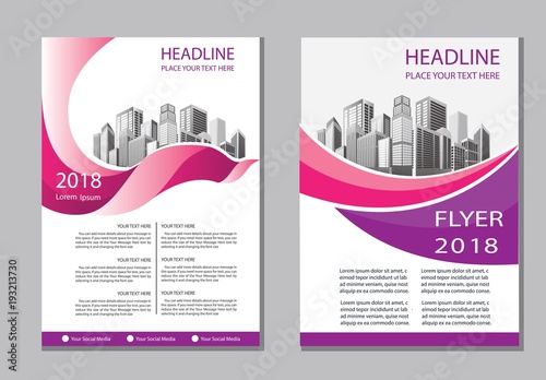 design cover book brochure flyer layout annual report business template