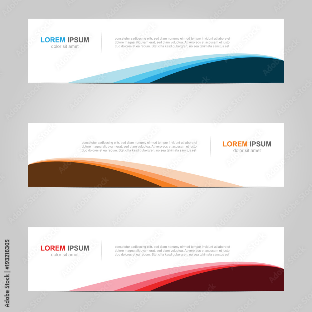 Modern Banner template design creative with abstract background Modern Banner template design creative with abstract background