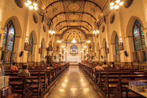 interior of Holy Rosary Church    Wat Kalwa Church