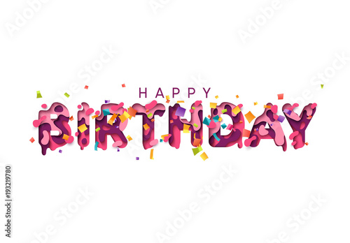 Happy Birthday greeting card