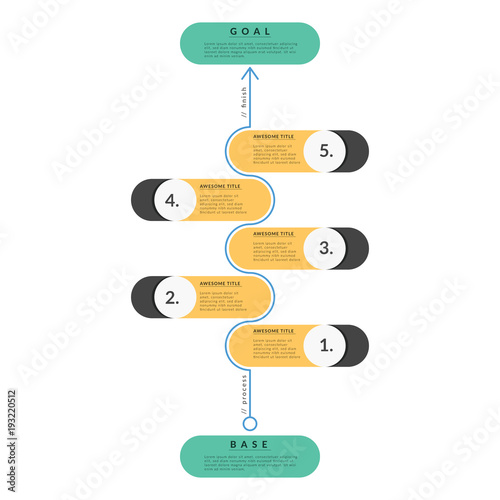 buttons tree infographic elements, flat design with shadow