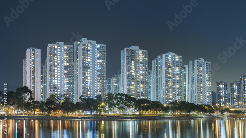 Residential district of Hong Kong