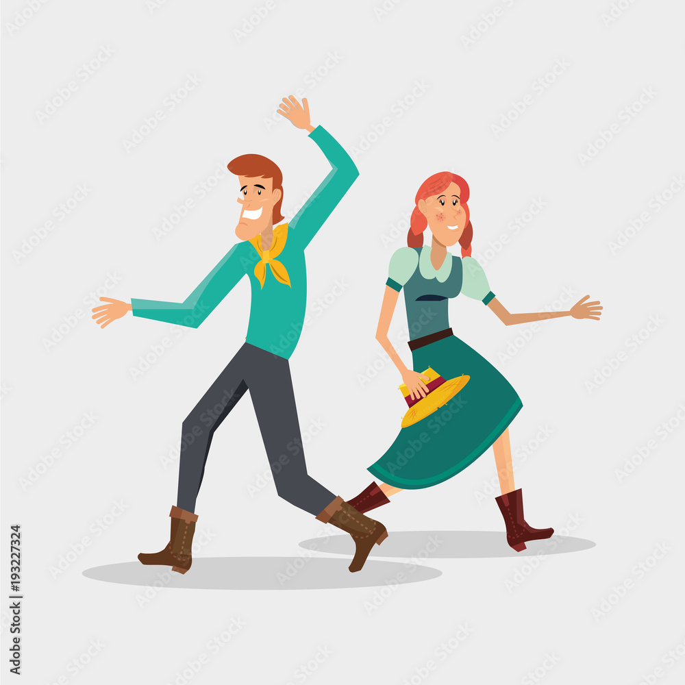 Fototapeta premium Festa Junina design