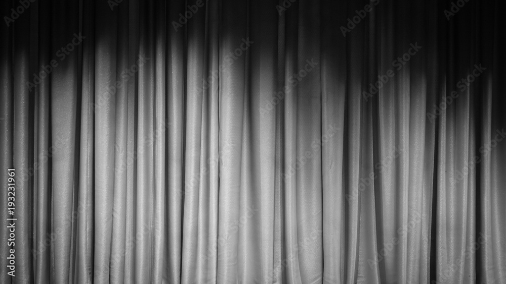 Obraz premium Curtains and lighting, backdrop