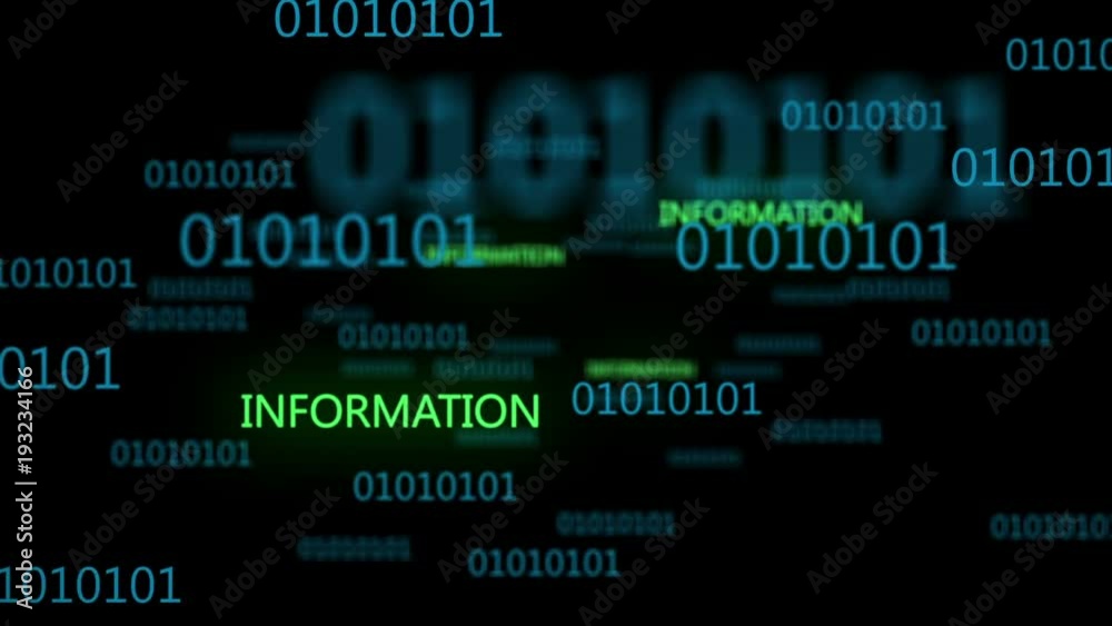 Binary Code 003 - Information - 30 fps Binary Code 003 - Information - 30 fps