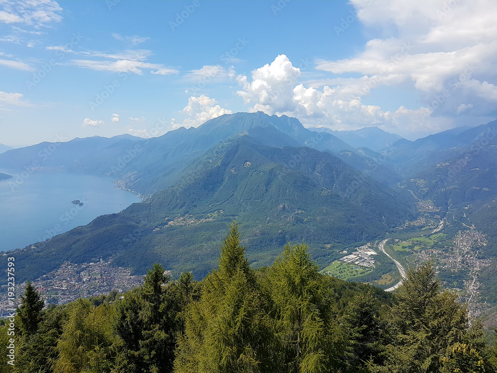 Obraz premium Swiss, Locarno view