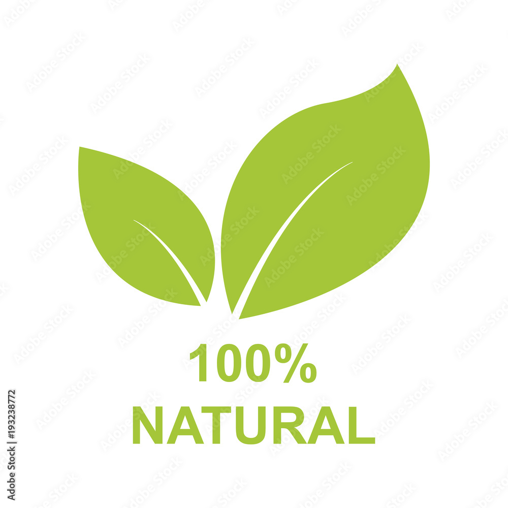 100% natural label vector 100% natural label vector