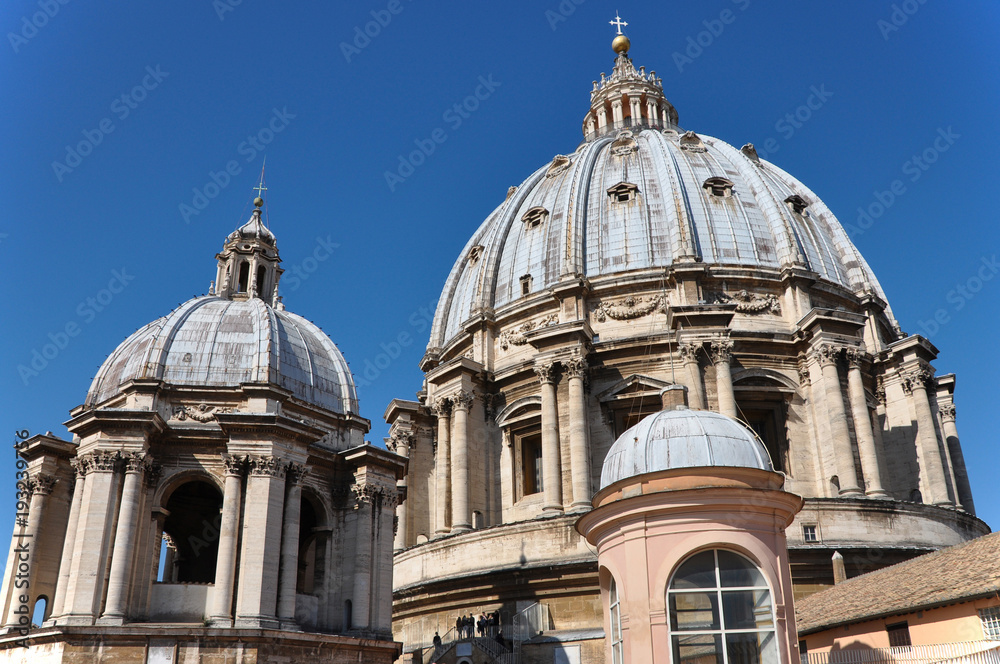 Saint Peter's basilica dome, Vatican city