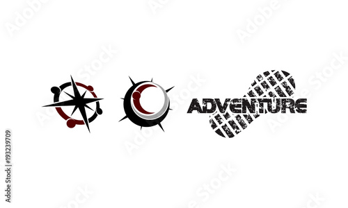 Adventure Guide compass Template Set