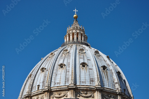 Saint Peter's basilica dome, Vatican city