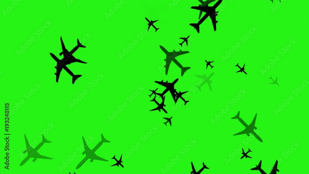 Airplane flying in the sky - 4K, loop, green screen
Airplane flying in the sky - 4K, loop, green screen