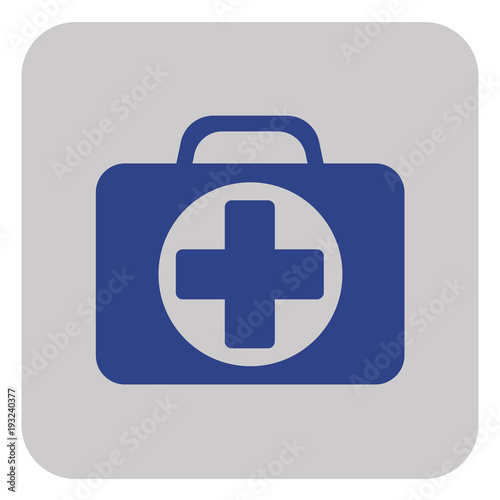 First Aid Kit Symbol and Medical Services Icon