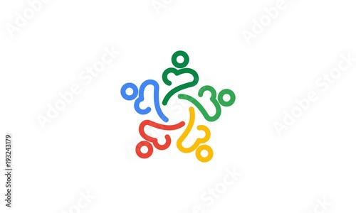 People, Teamwork Logo Vector 
